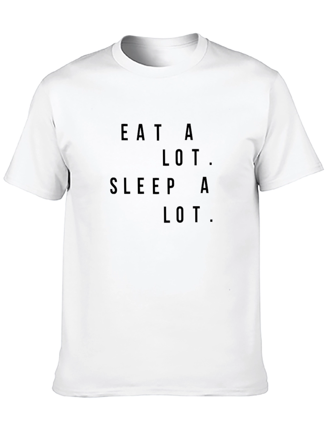 Eat Sleep Repeat Black Graphic Tee