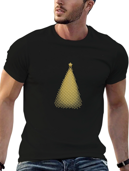 Festive Christmas Tree Graphic Tee - Holiday Style