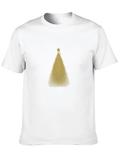 Festive Christmas Tree Graphic Tee - Holiday Style