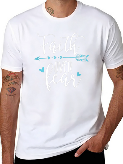 Faith Over Fear Graphic Tee - Black