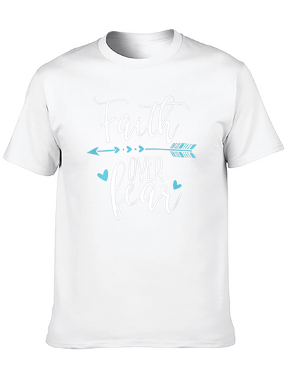 Faith Over Fear Graphic Tee - Black