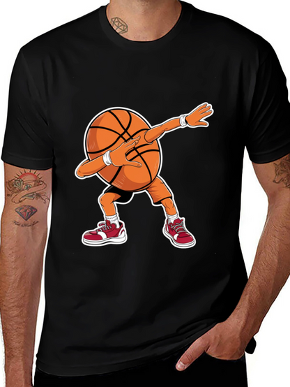 Dabbing Basketball Graphic Tee