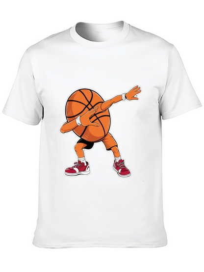 Dabbing Basketball Graphic Tee
