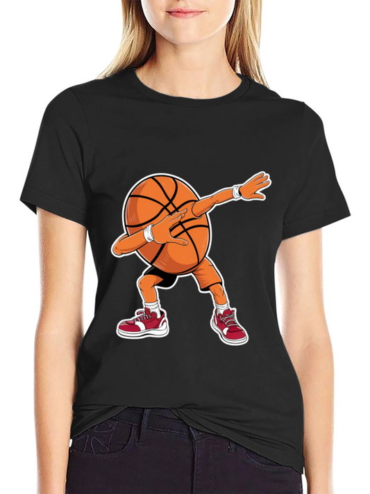 Dabbing Basketball Graphic Tee