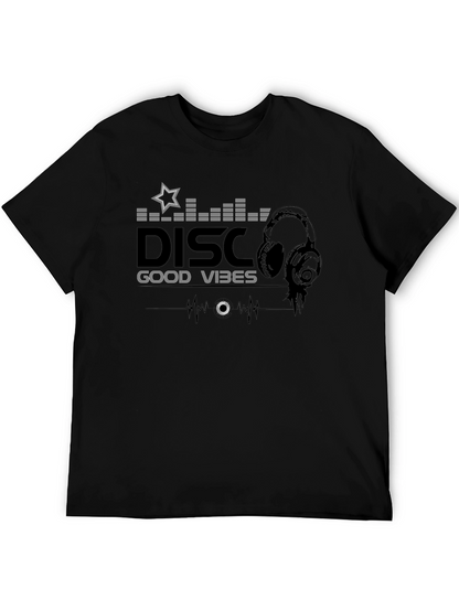 Disco Good Vibes Black T-Shirt