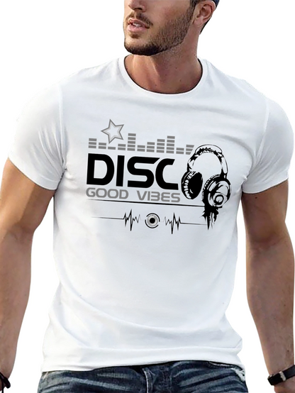 Disco Good Vibes Black T-Shirt