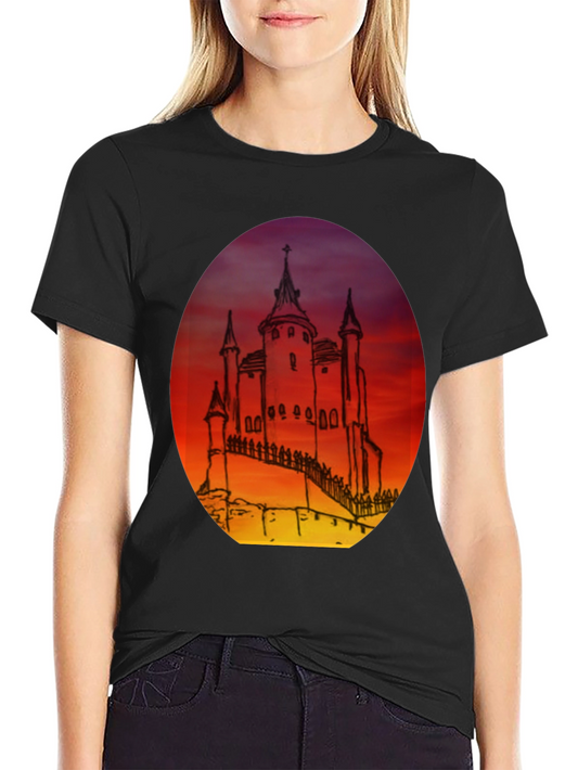 Castle Sunset Graphic Tee