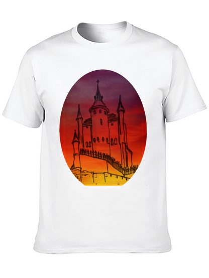 Castle Sunset Graphic Tee