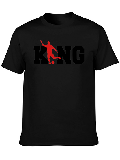 King Soccer Graphic Tee - Black