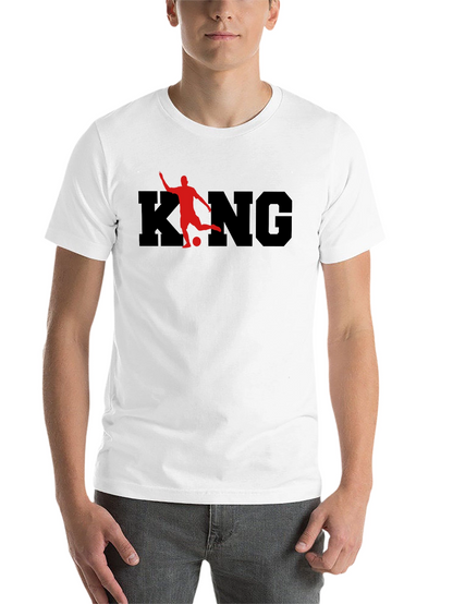 King Soccer Graphic Tee - Black
