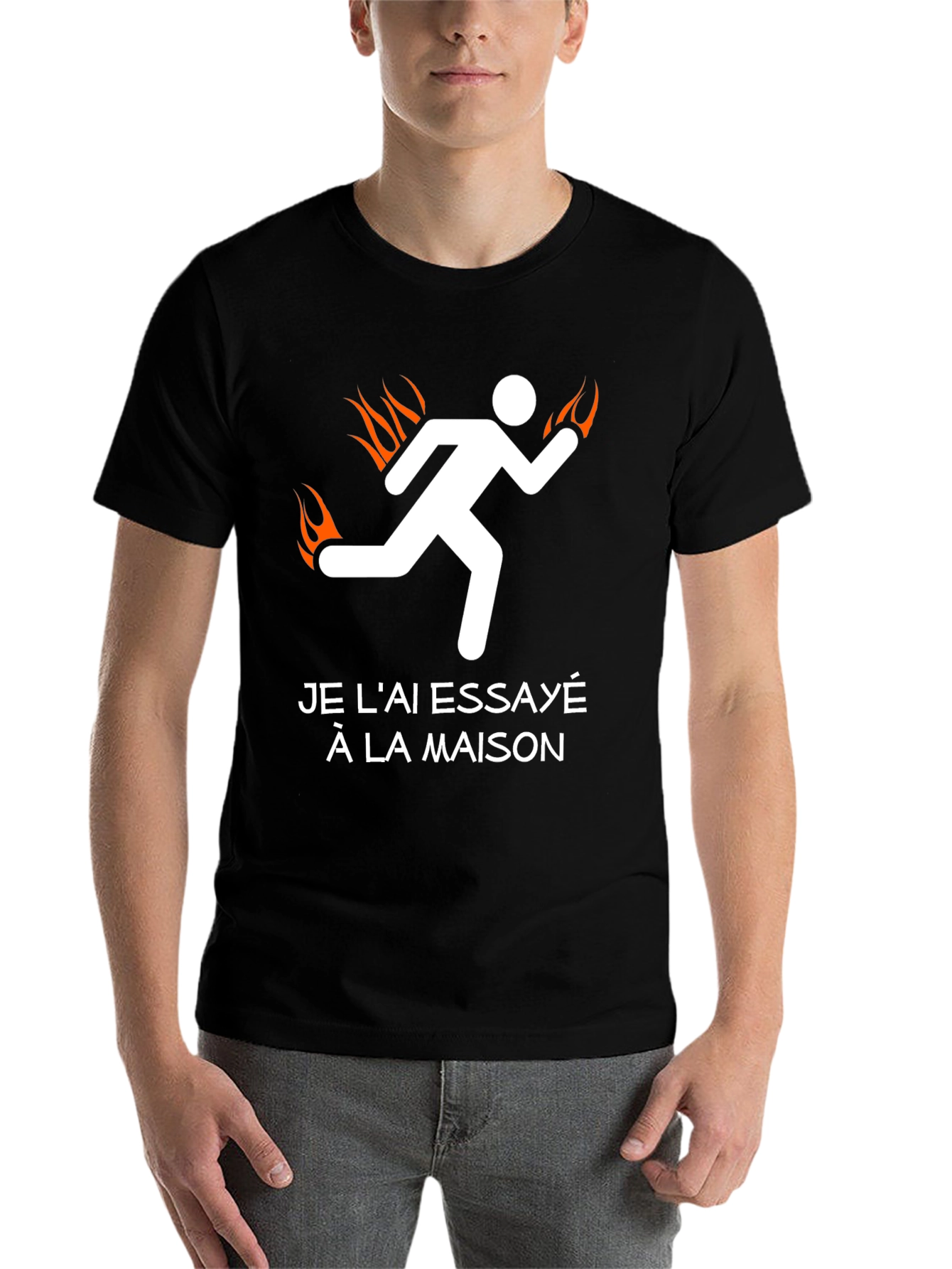 Tried It At Home Burning Man Funny T-Shirt