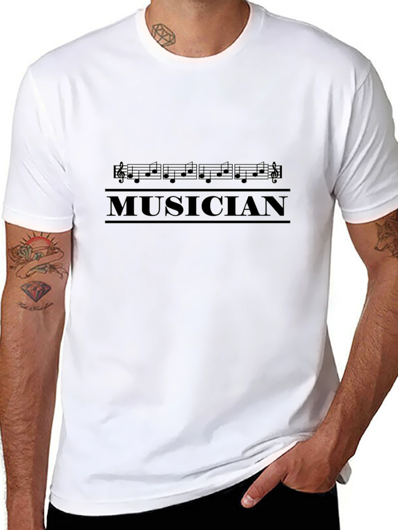 Musician Graphic T-Shirt - Music Lover Tee