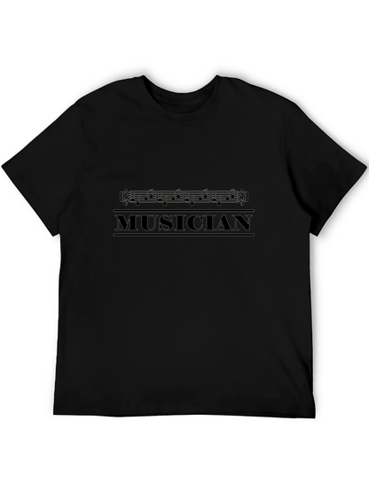 Musician Graphic T-Shirt - Music Lover Tee