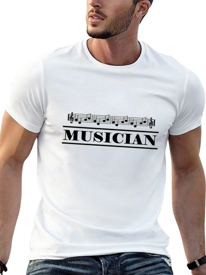 Musician Graphic T-Shirt - Music Lover Tee