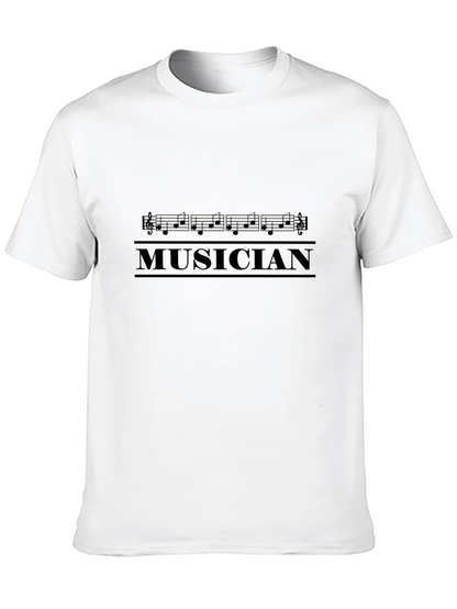 Musician Graphic T-Shirt - Music Lover Tee