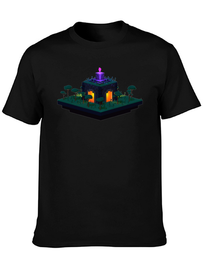 Isometric Game Portal Graphic T-Shirt