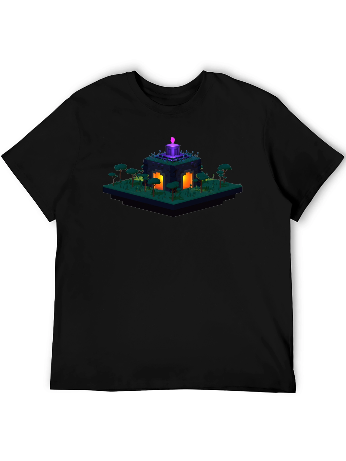 Isometric Game Portal Graphic T-Shirt