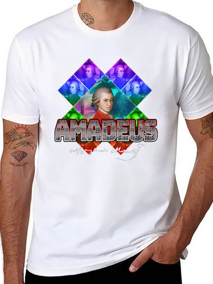 Amadeus Mozart Graphic T-Shirt - Classic Composer Tee