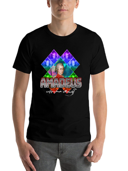 Amadeus Mozart Graphic T-Shirt - Classic Composer Tee
