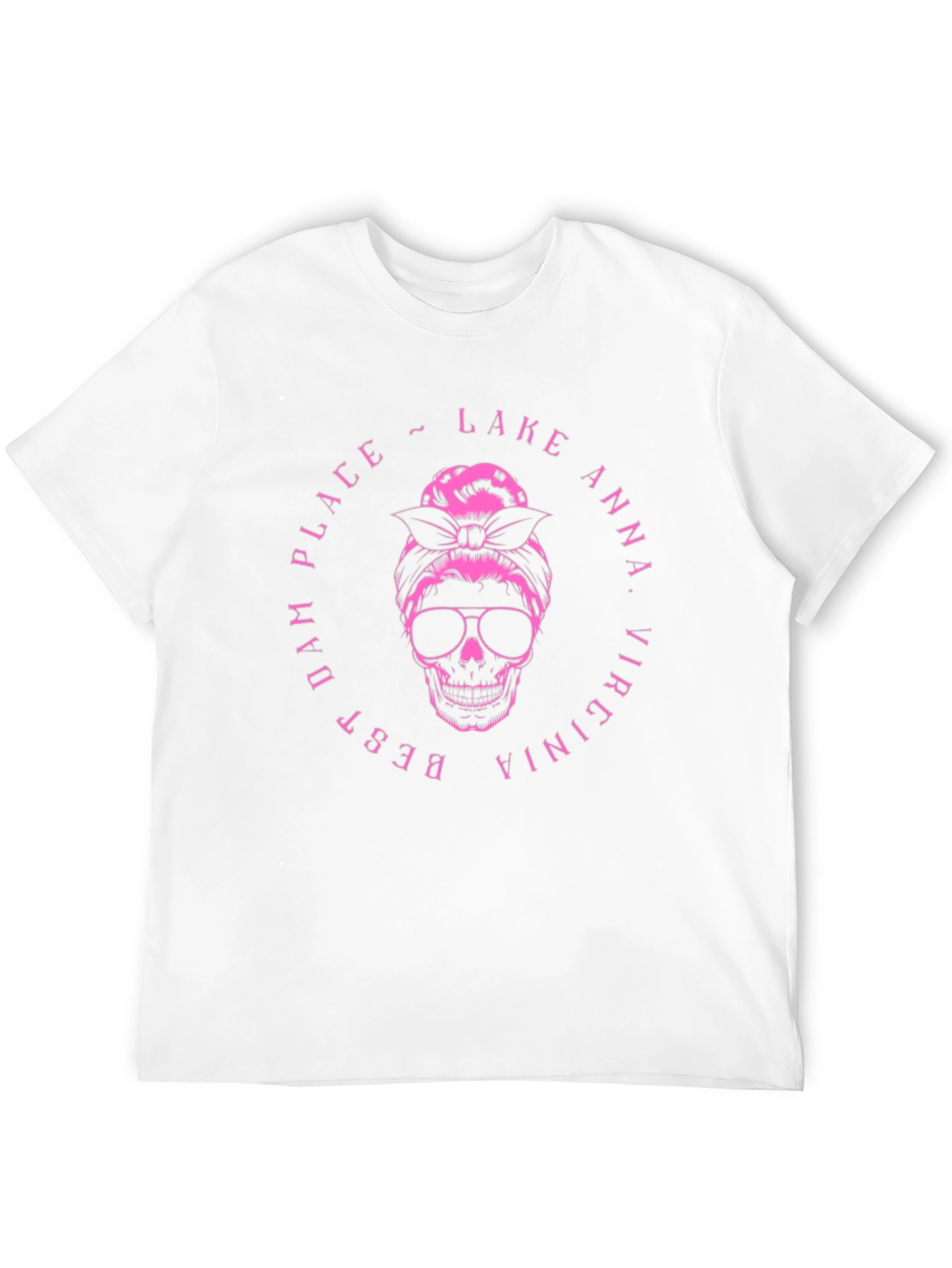 Lake Anna Virginia Skull Graphic T-Shirt