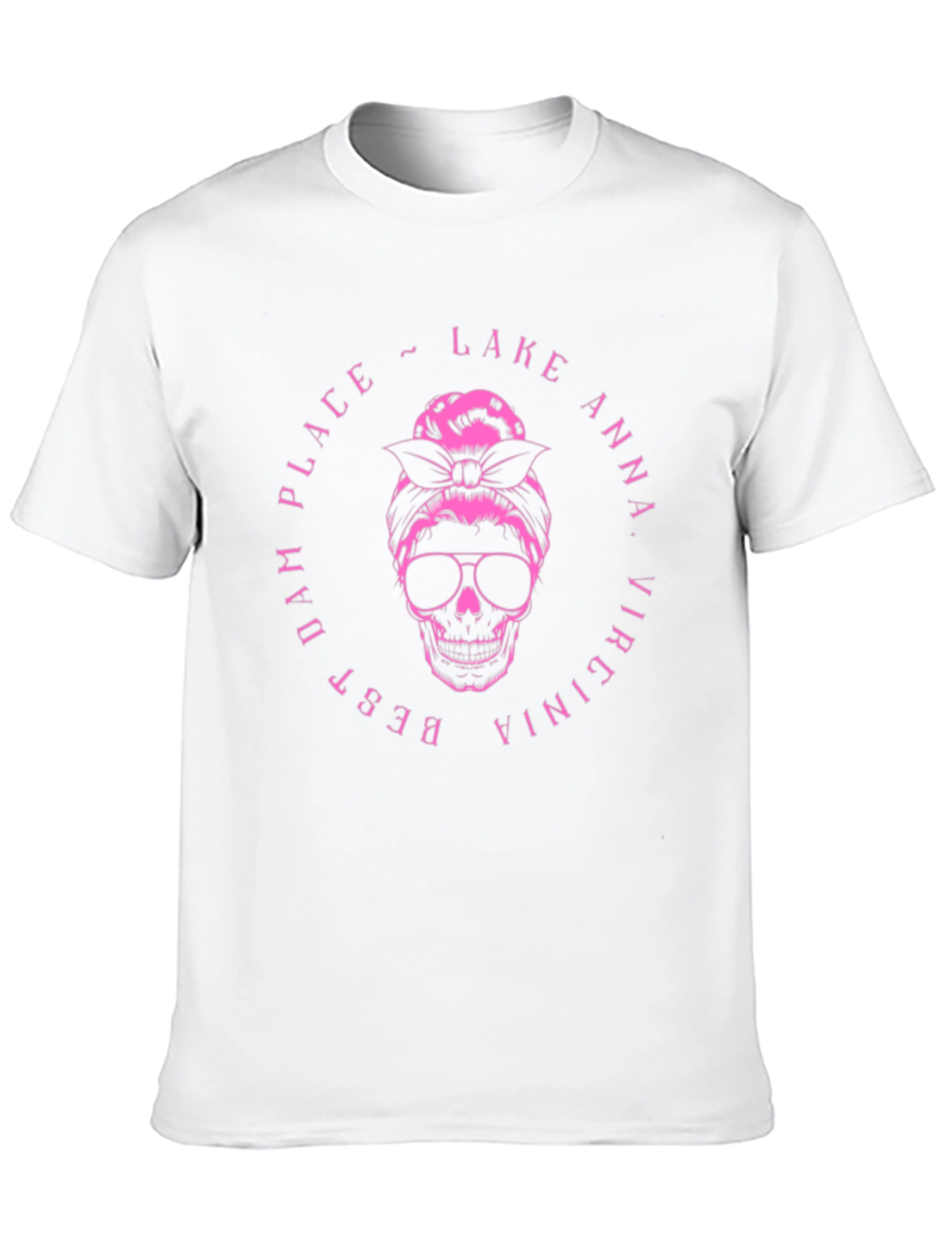 Lake Anna Virginia Skull Graphic T-Shirt