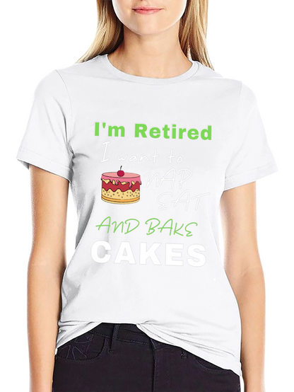 Retired Baker Humor T-Shirt