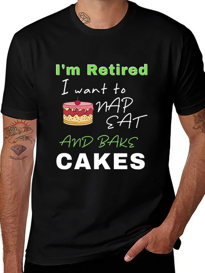 Retired Baker Humor T-Shirt