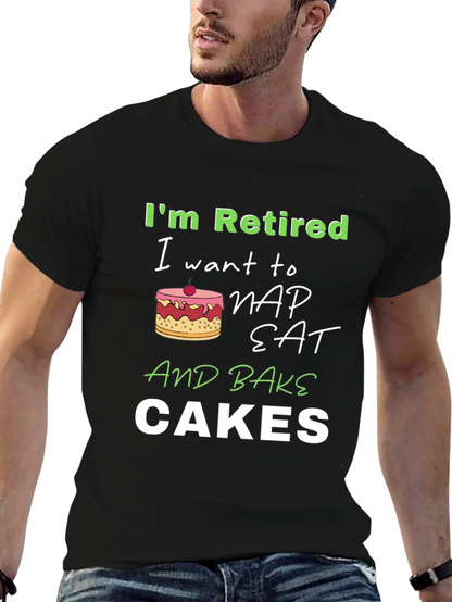 Retired Baker Humor T-Shirt
