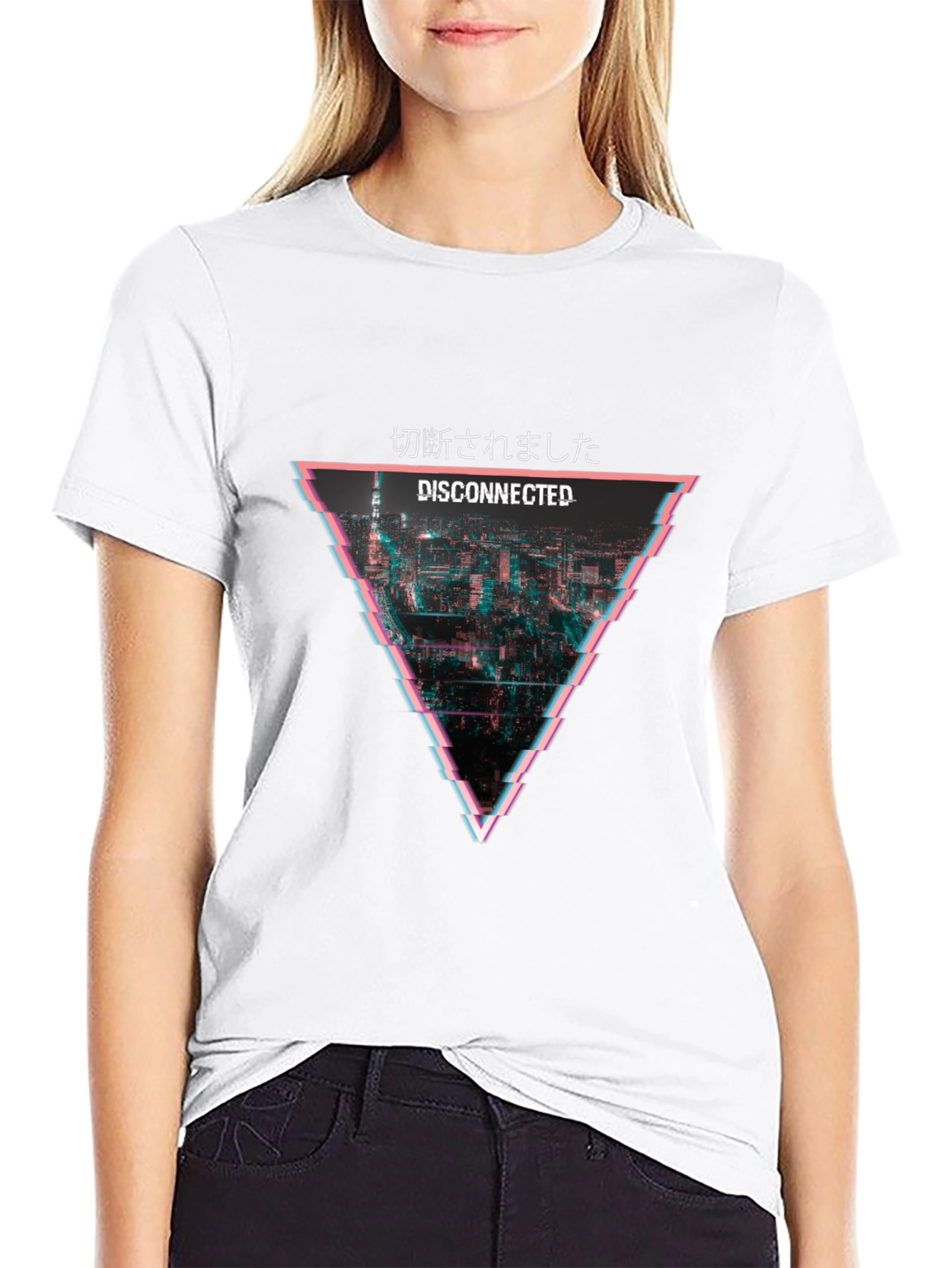 Disconnected Cityscape Graphic Tee