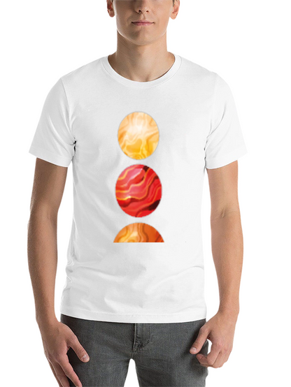 Abstract Circle Graphic Tee - Soft Cotton Blend