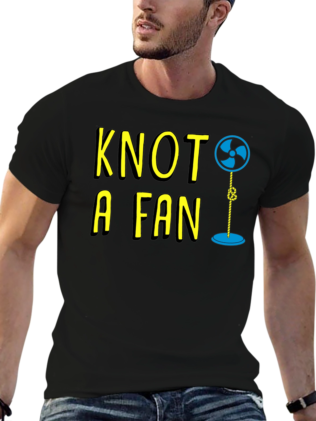 Knot A Fan Funny Graphic T-Shirt