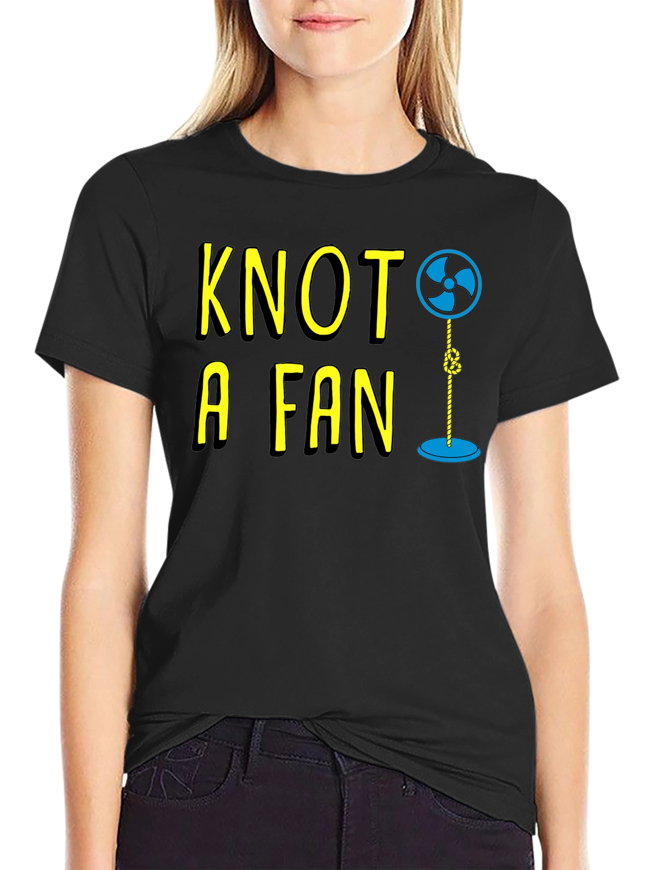 Knot A Fan Funny Graphic T-Shirt