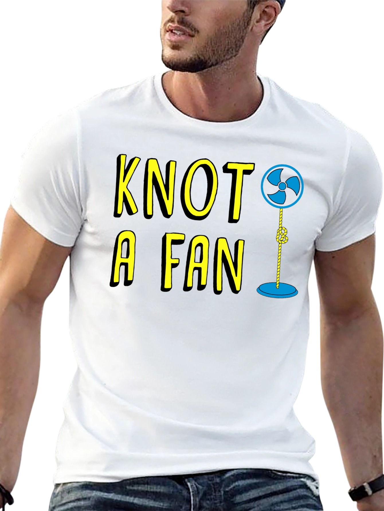 Knot A Fan Funny Graphic T-Shirt