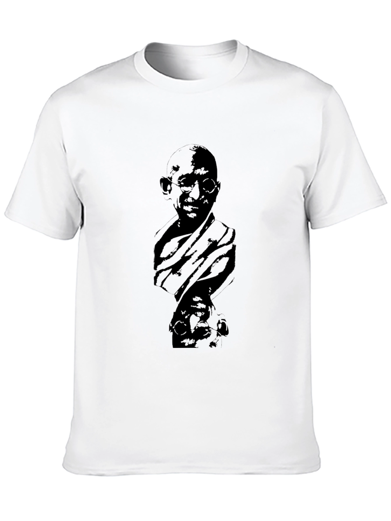 Gandhi Portrait Black T-Shirt
