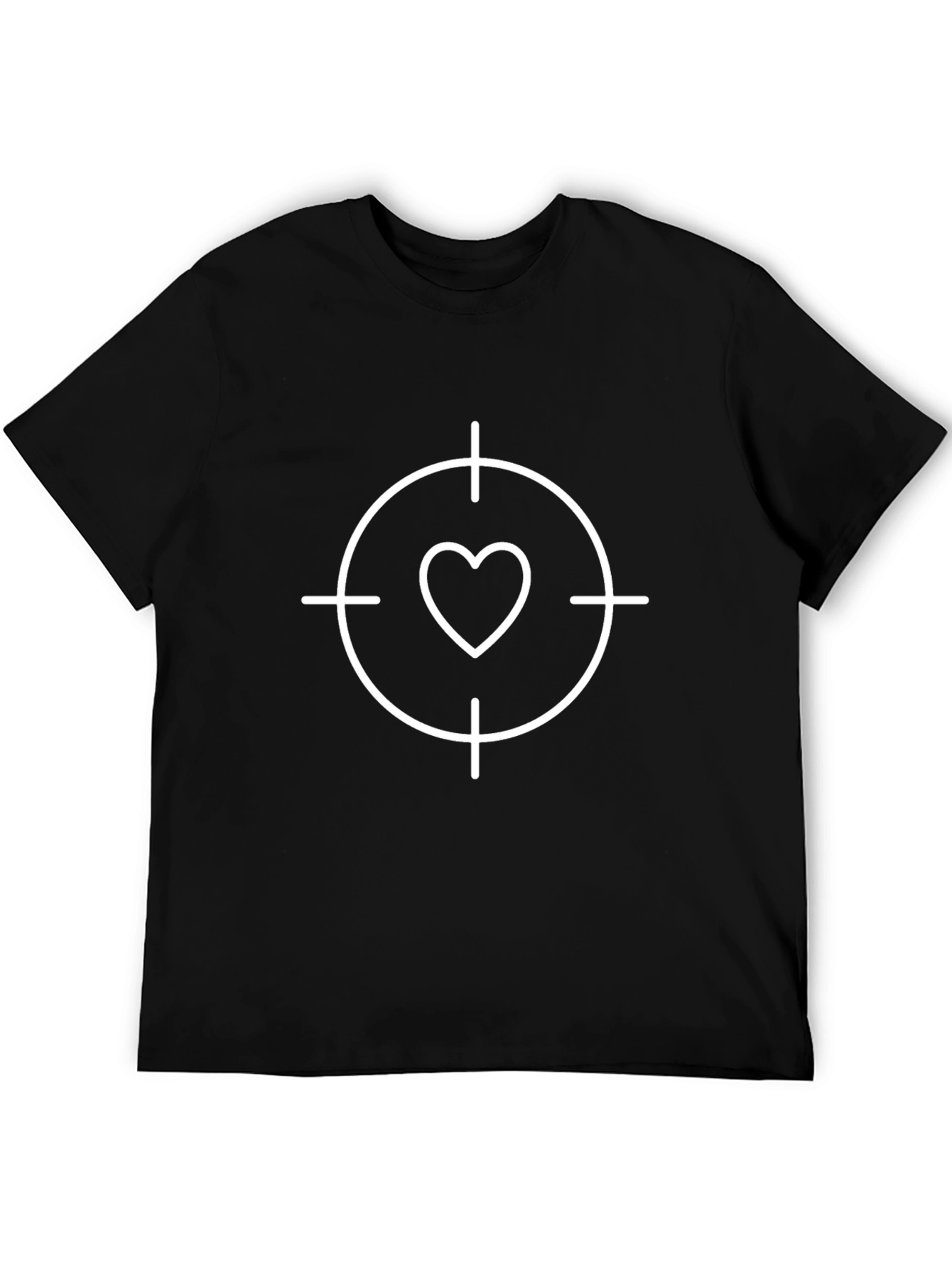 Heart Target Graphic Tee - Aim for Love!
