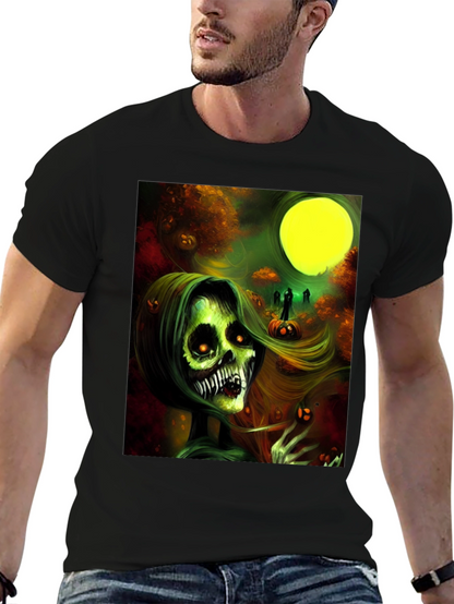 Halloween Zombie Woman Graphic Tee