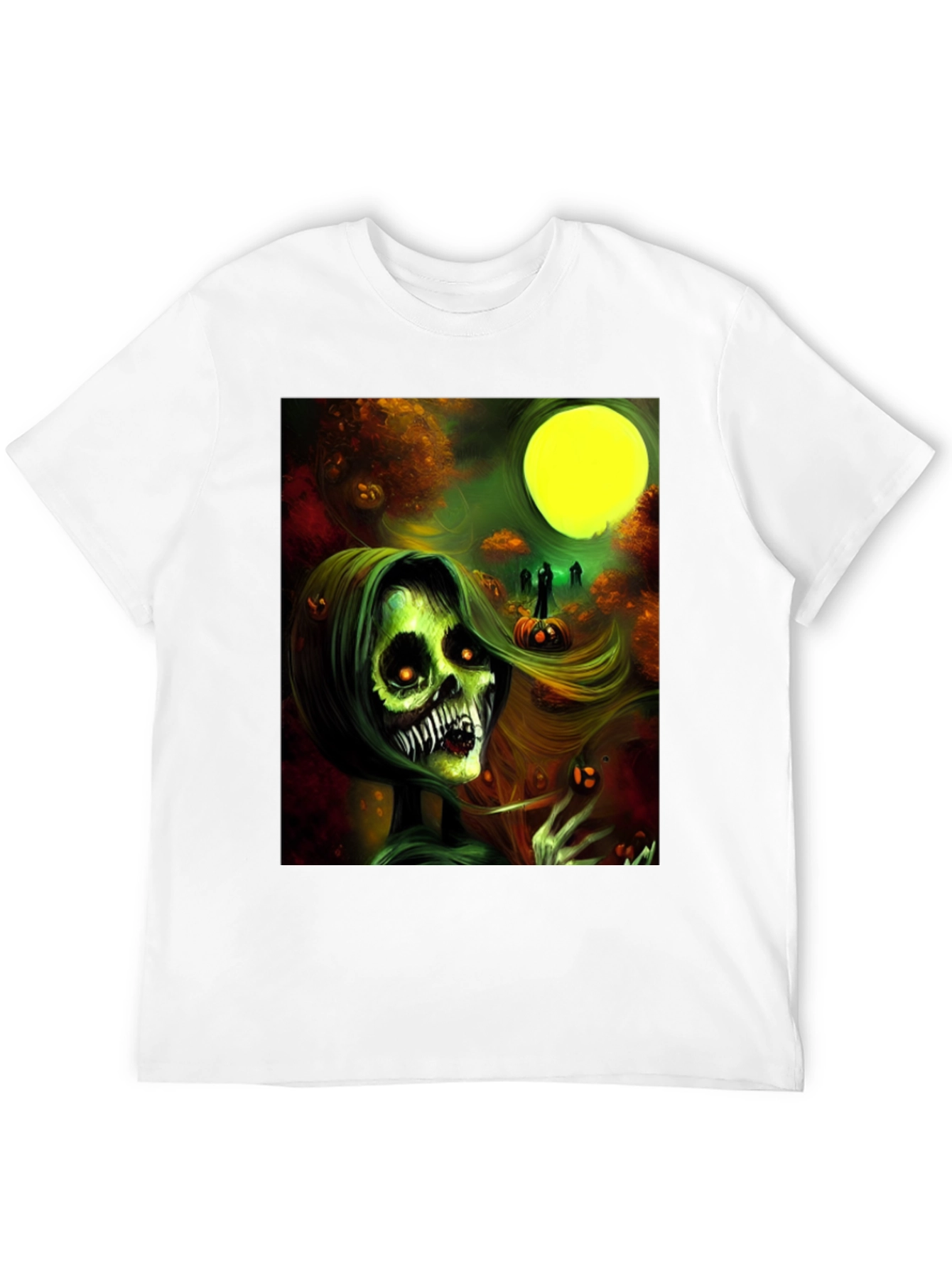 Halloween Zombie Woman Graphic Tee