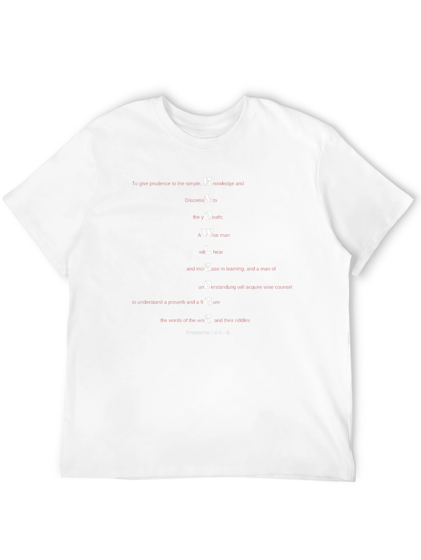 Knowledge Wisdom Scripture T-Shirt