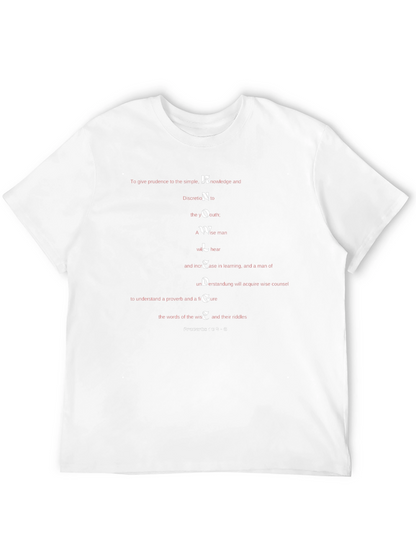Knowledge Wisdom Scripture T-Shirt