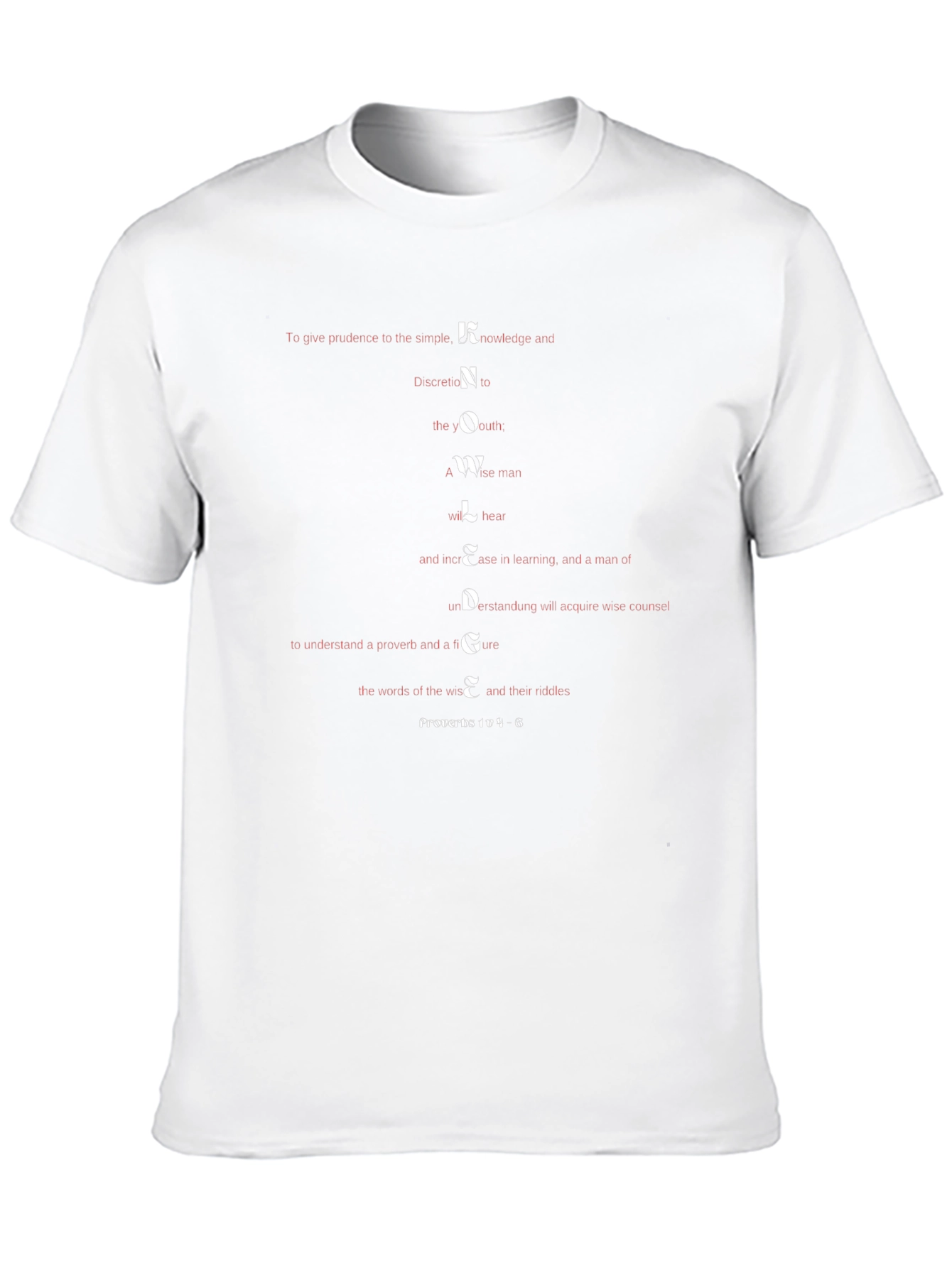 Knowledge Wisdom Scripture T-Shirt