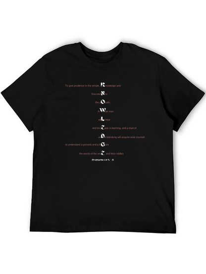Knowledge Wisdom Scripture T-Shirt