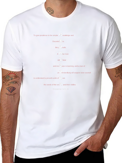 Knowledge Wisdom Scripture T-Shirt