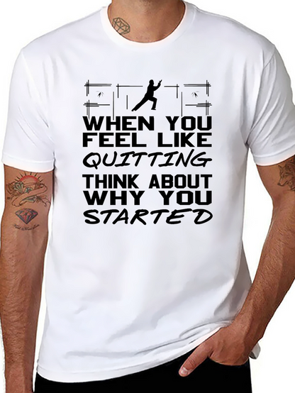 Motivational Quote Graphic Black T-Shirt