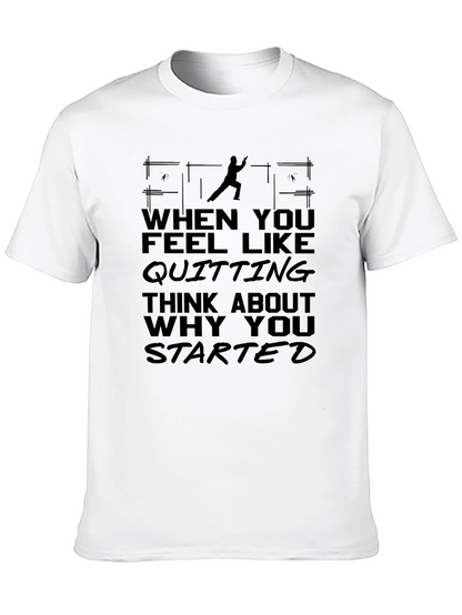 Motivational Quote Graphic Black T-Shirt