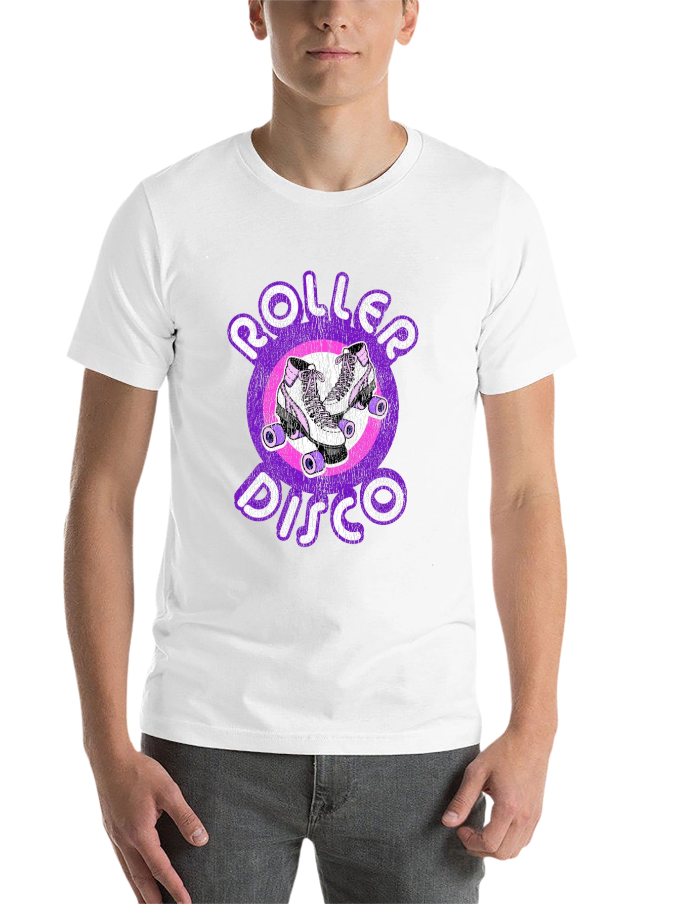 Retro Roller Disco Graphic Tee
