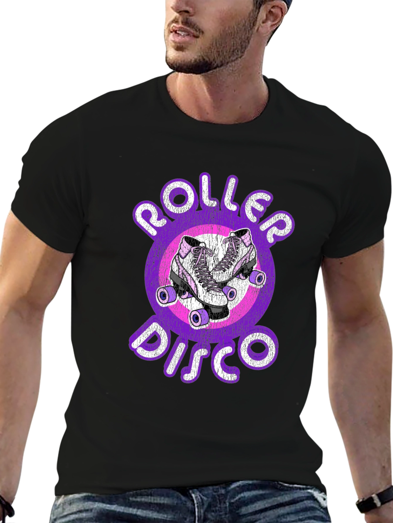 Retro Roller Disco Graphic Tee