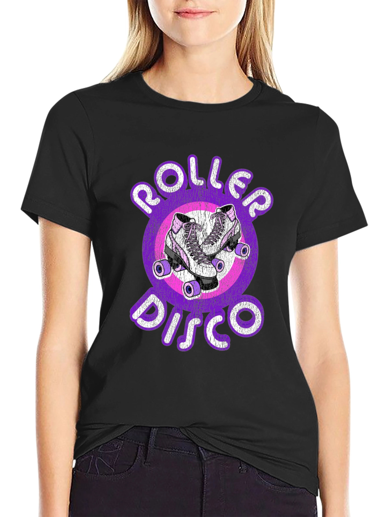 Retro Roller Disco Graphic Tee