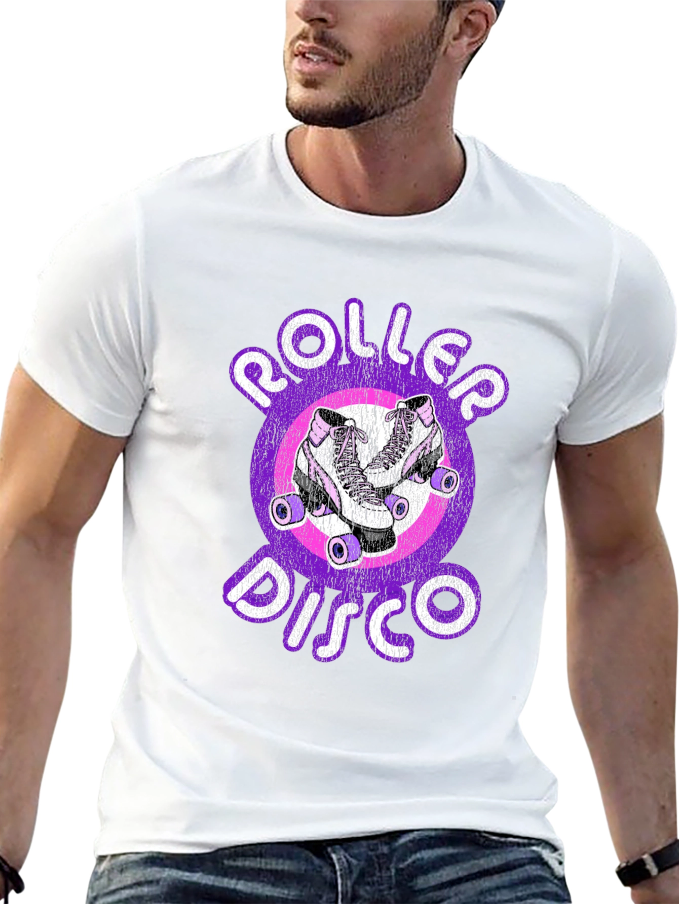 Retro Roller Disco Graphic Tee