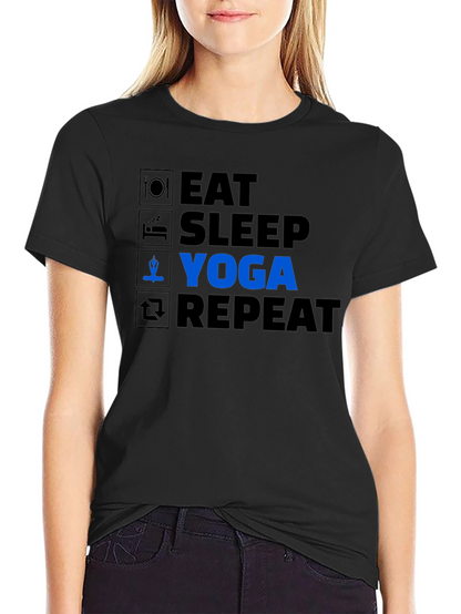Eat Sleep Yoga Repeat T-Shirt