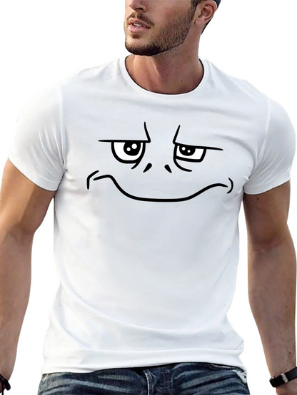 Funny Graphic Tee - Grumpy Face